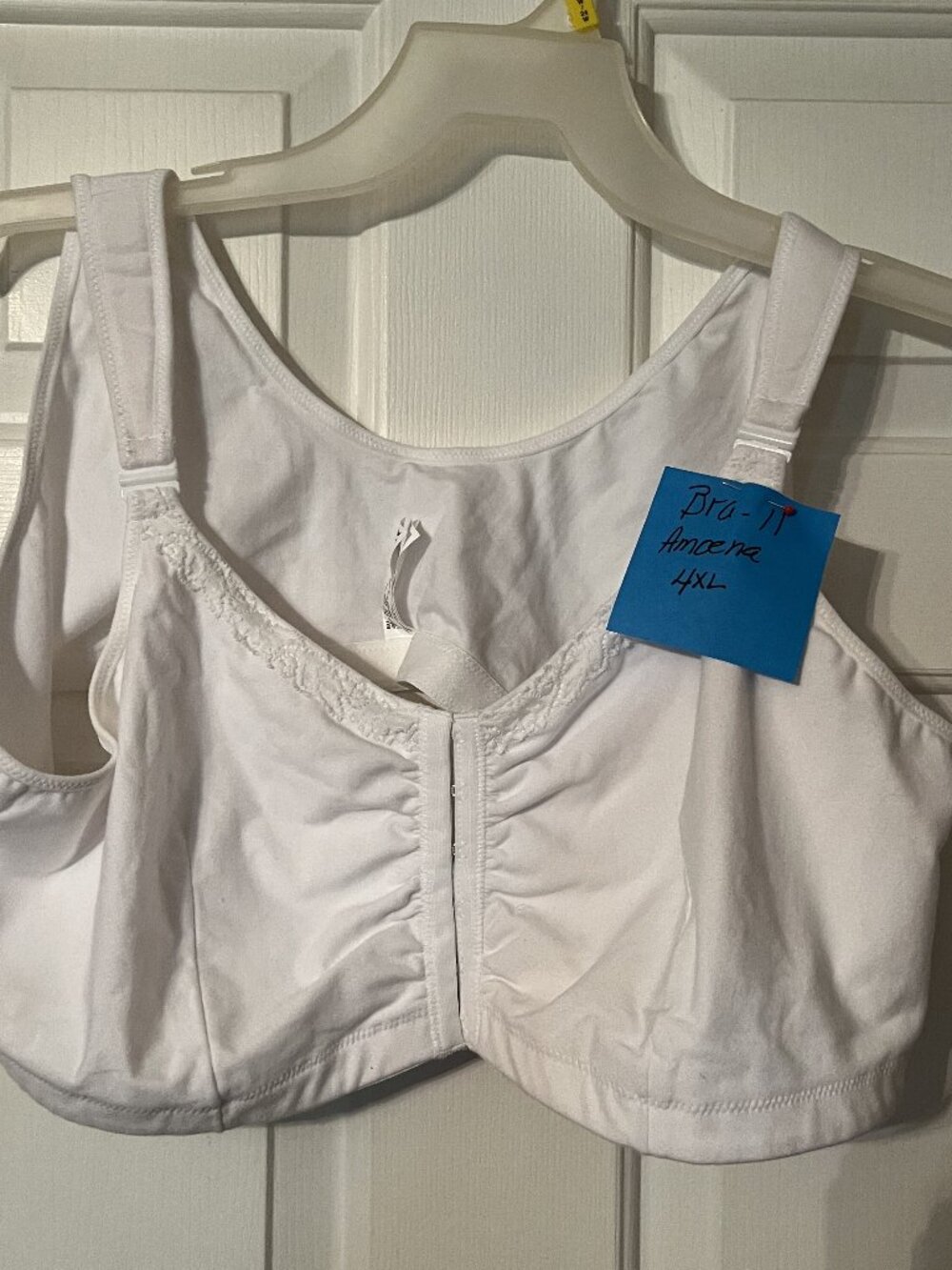 Amoena Women's Front Closure Wire Free Comfort Bra, 4XL - NWOT (Bra-11)
